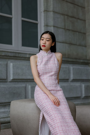 Tia Cut-in Sleeve Qipao