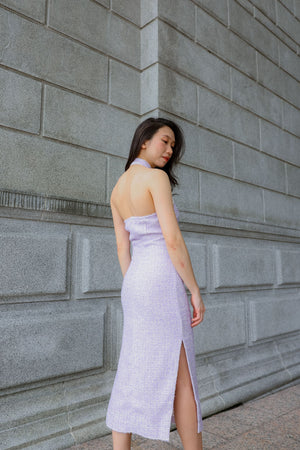 Lilac Bareback Qipao (Pre-order)