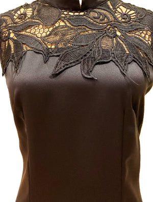 Satin Lace Qipao
