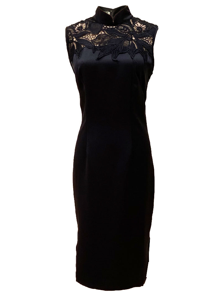 Satin Lace Qipao