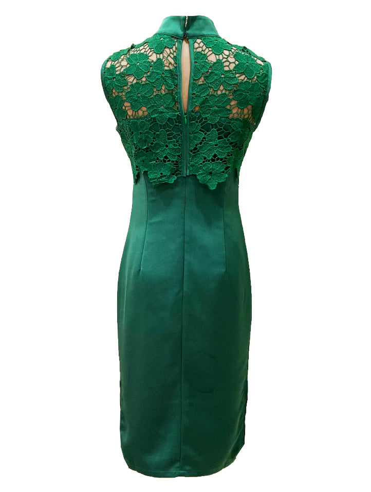 Satin Lace Qipao