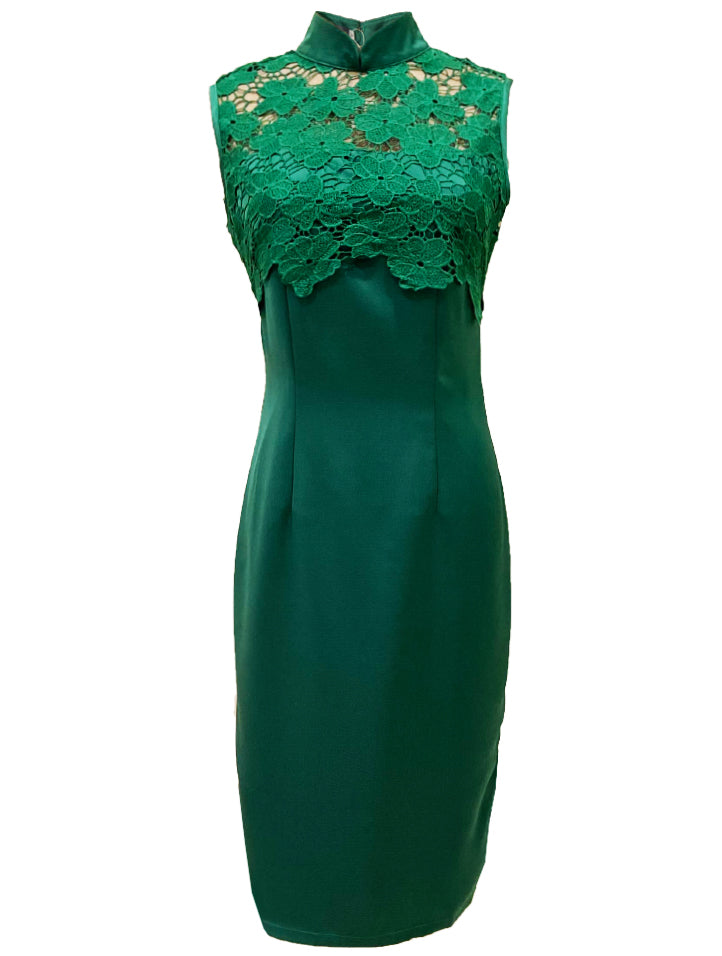 Satin Lace Qipao