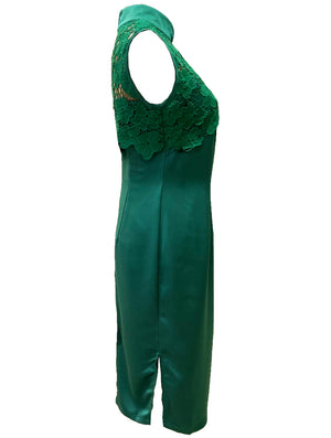 Satin Lace Qipao