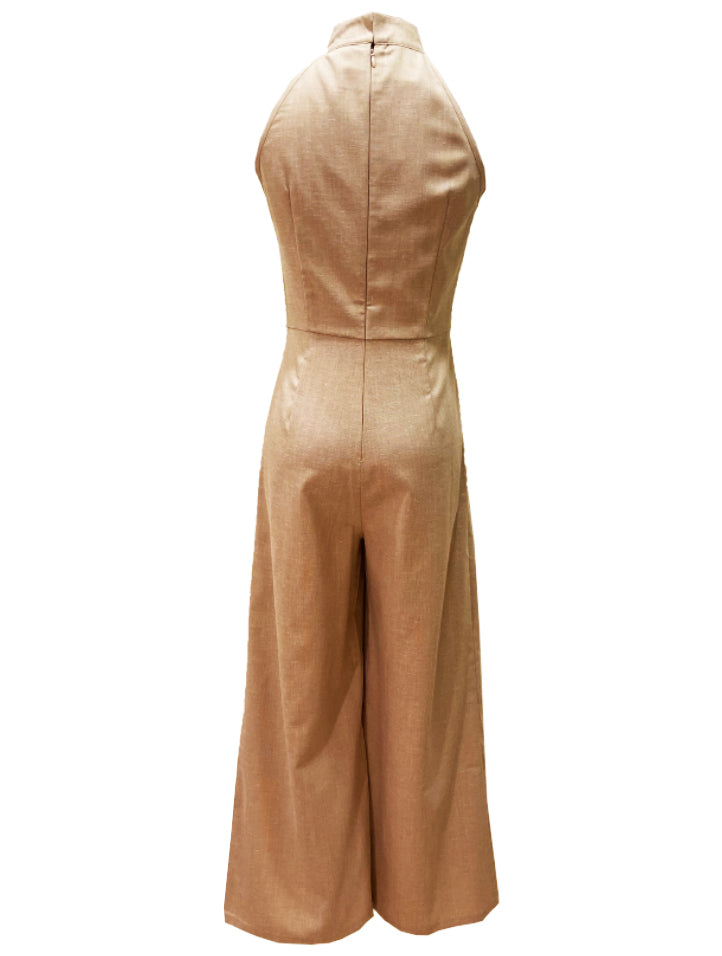 Mandarin Collar Jumpsuit