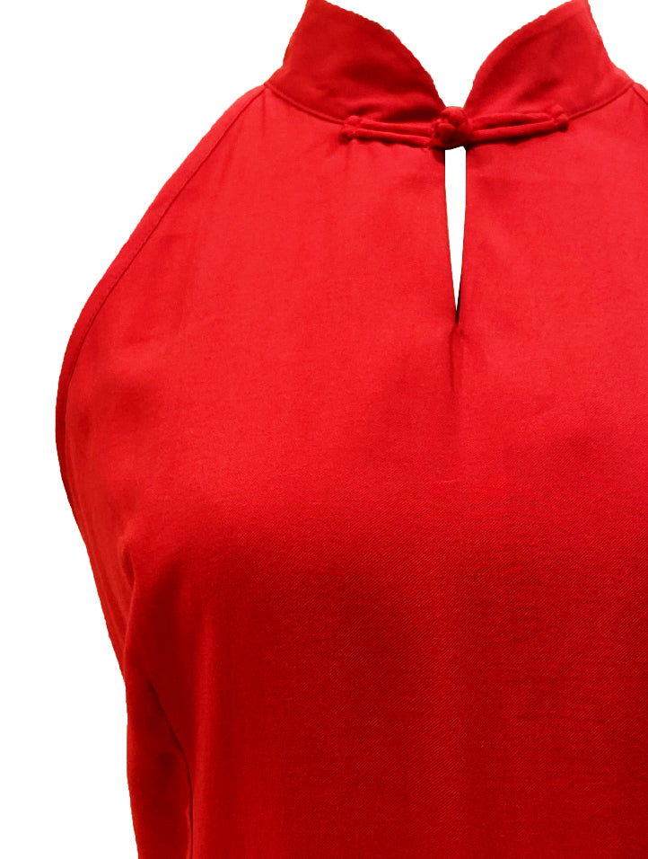 Mandarin Collar Jumpsuit