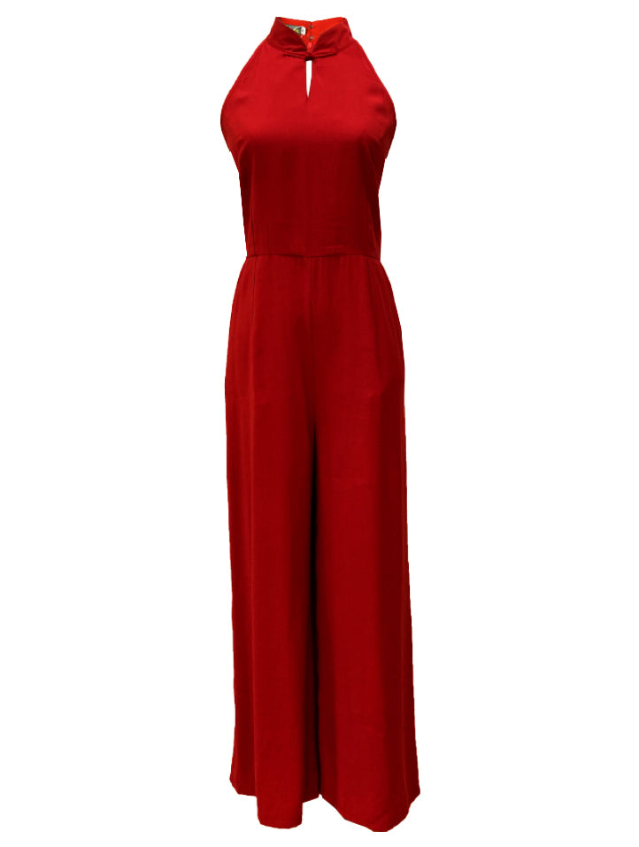 Mandarin Collar Jumpsuit