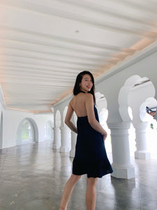 Pine Bareback Flare Dress