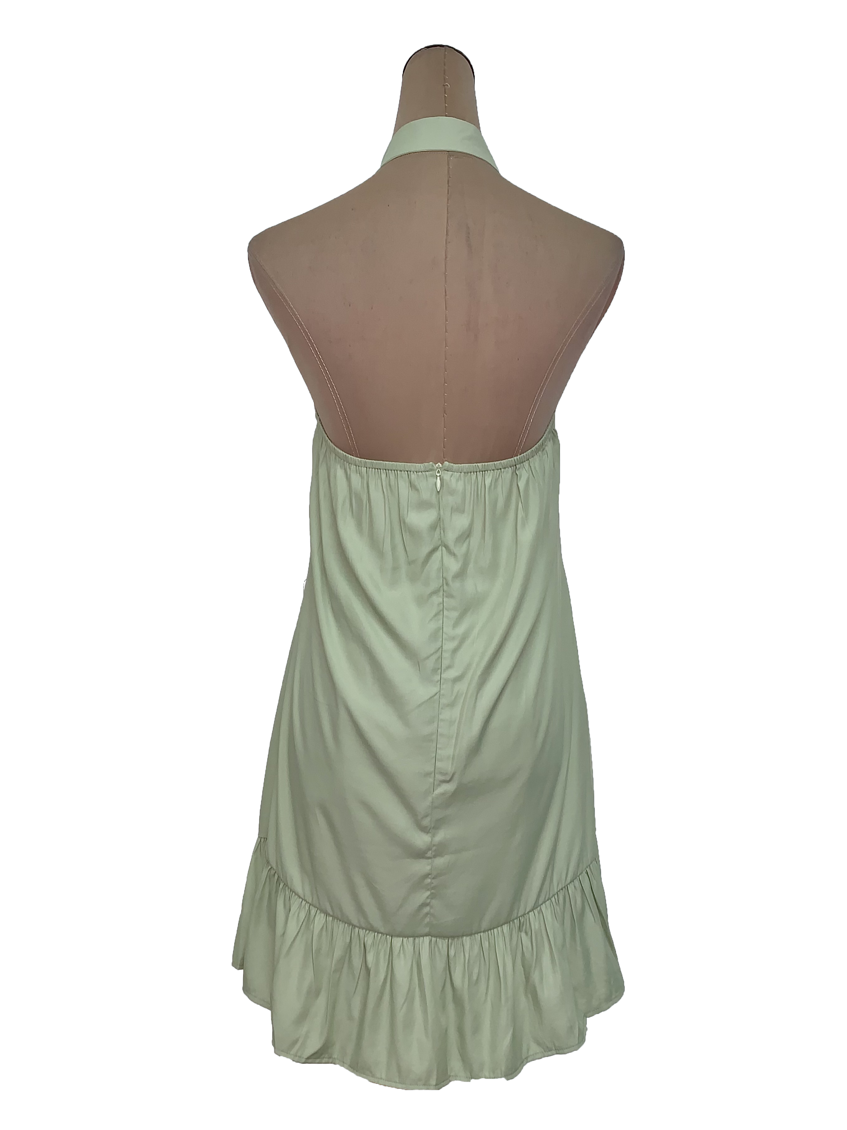 Mint Bareback Flare Dress