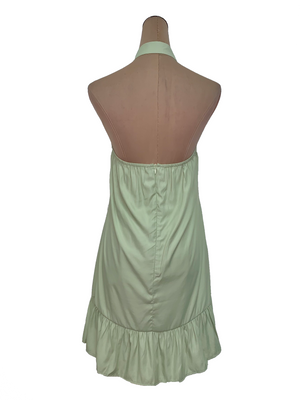 Mint Bareback Flare Dress