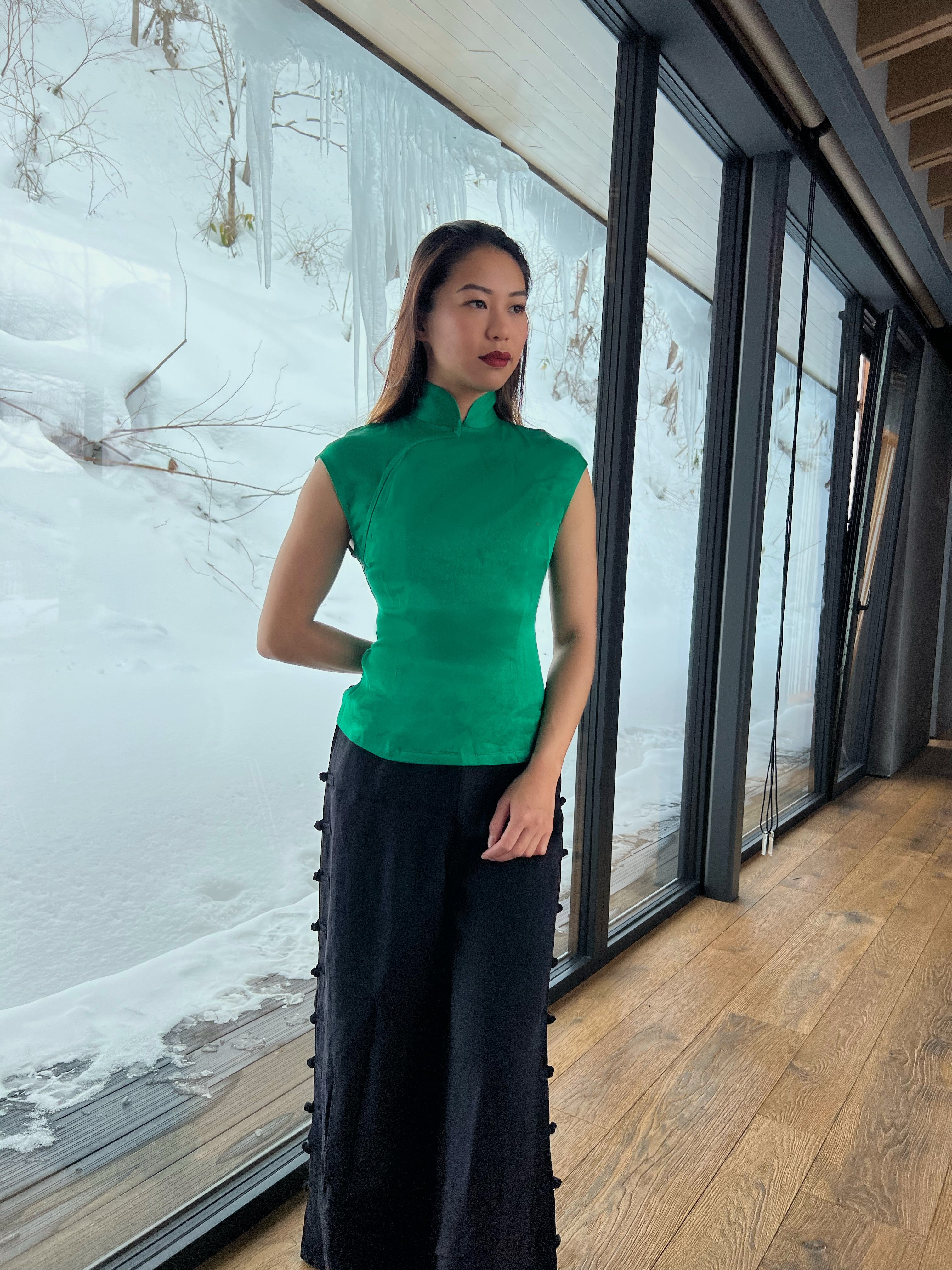 Emerald Short Sleeve Blouse