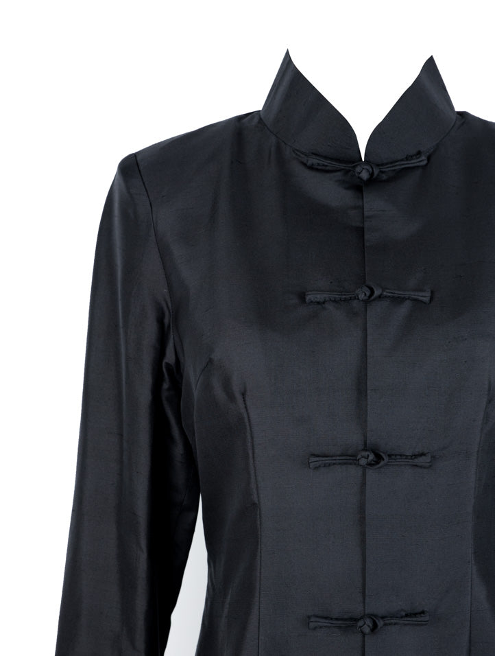 Mid-Length Silk Jacket