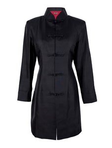Mid-Length Silk Jacket
