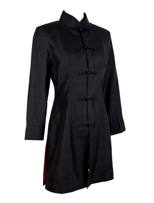Mid-Length Silk Jacket