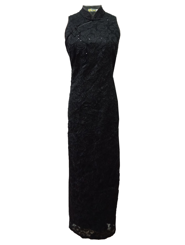 Long Lace Qipao (Pre-Order)