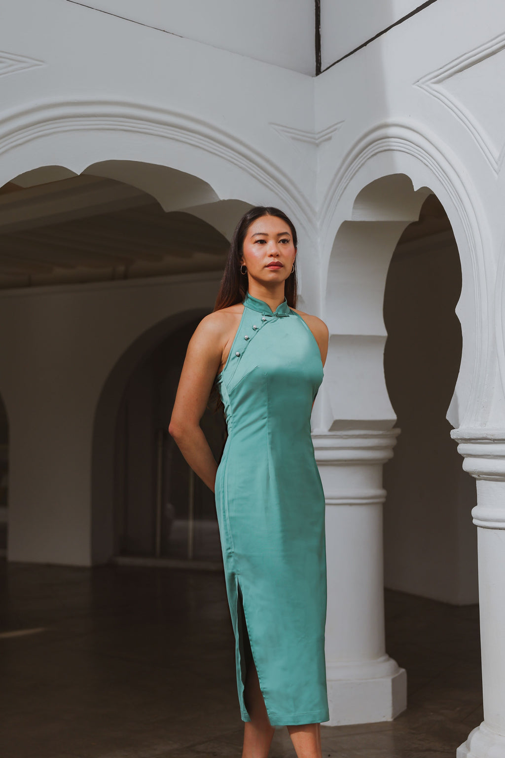Jade Bareback Qipao (Pre-order)