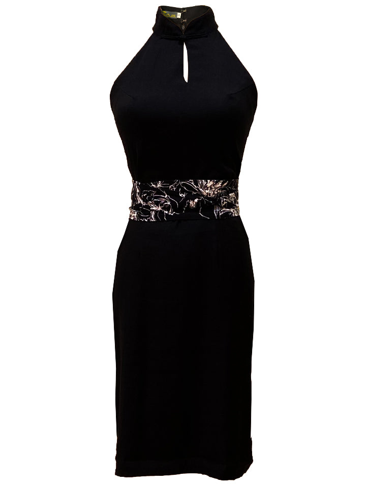 Halter Qipao with Sash