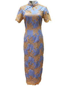 Mid-Length Lace Qipao