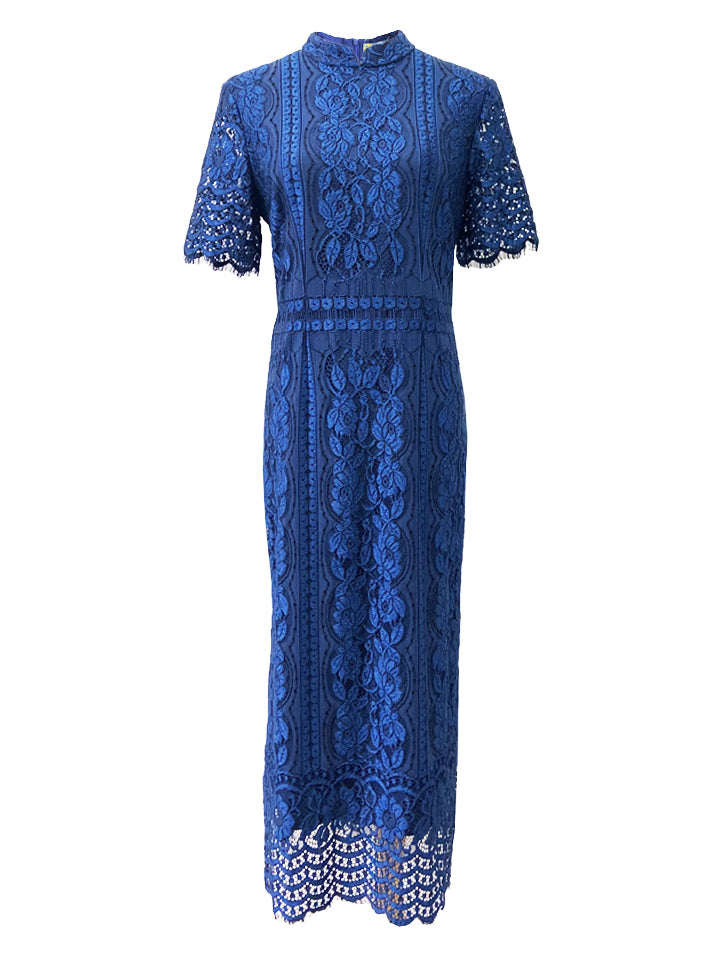 Mid-Length Lace Qipao