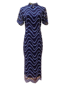 Mid-Length Lace Qipao