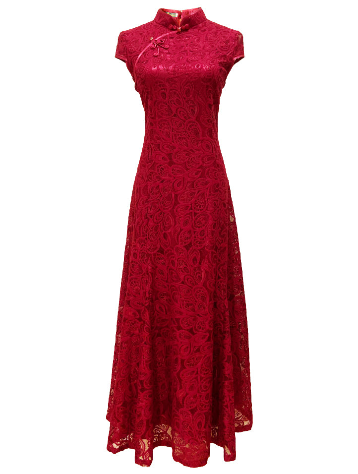 Long Lace Gown