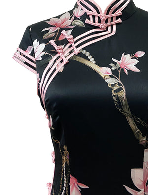 Long Silk Qipao