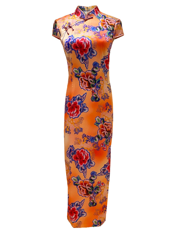 Long Silk Qipao