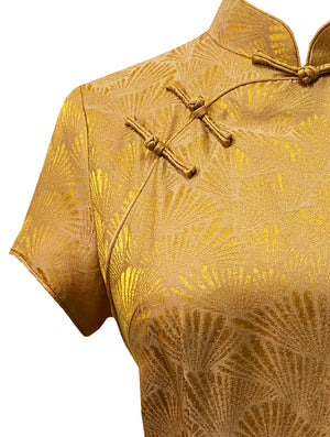 Canary Classic Silk Qipao
