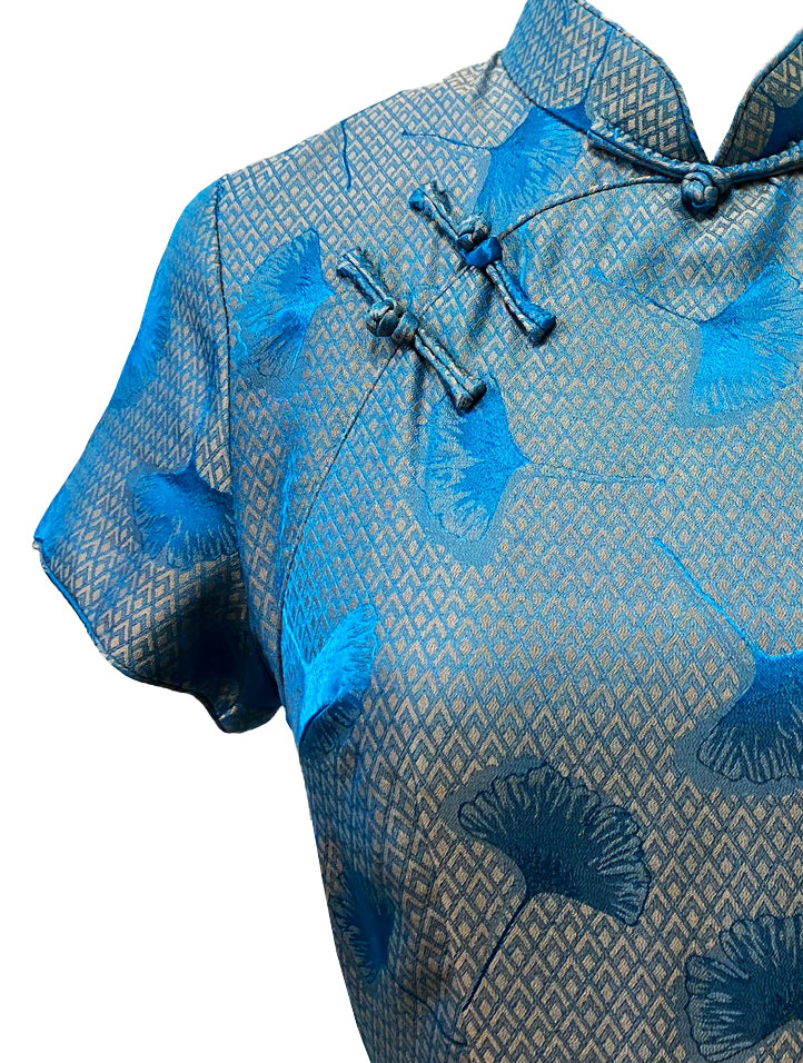 Ginkgo Classic Silk Qipao
