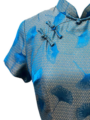 Ginkgo Classic Silk Qipao