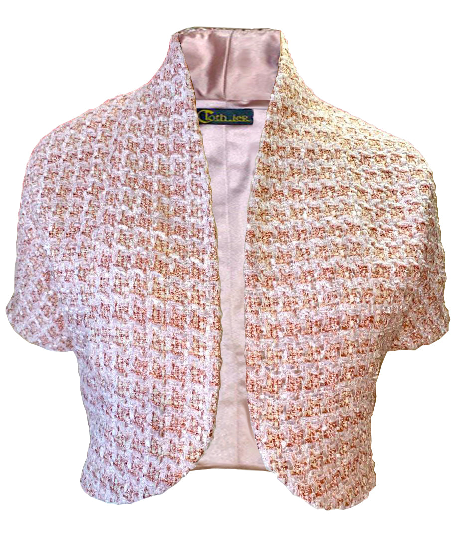 Buy Cloth.ier Cropped Tweed Jacket in Singapore